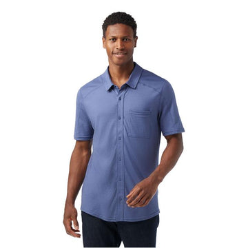 Men's Short Sleeve Button Down T-Shirt
