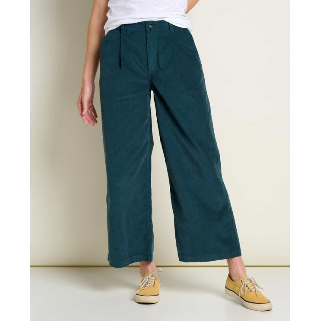 Women's Scouter Cord Pleated Pull On Pant