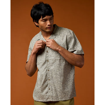 Men's Afuera Button Up Shirt - Print