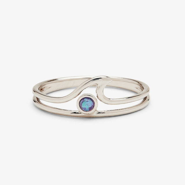 Opal Wave Ring