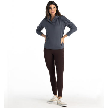 Women's Bamboo Lightweight Fleece Cropped Hoodie