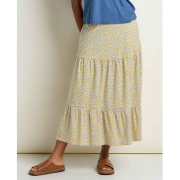 Women's Marigold Tiered Midi Skirt