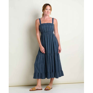 Women's Taj Hemp Tiered Midi SL Dress