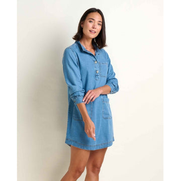 Piñon Soft Denim Popover Dress