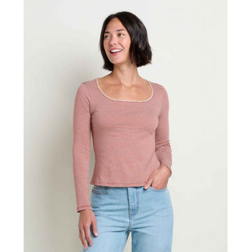 Rosalie Square Neck LS Tee