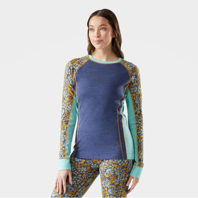 Womens Women's Classic Thermal Merino Base Layer Colorblock Crew Top