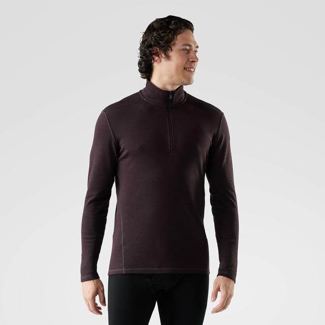 Mens Men's Classic Thermal Merino Base Layer 1/4 Zippers Top