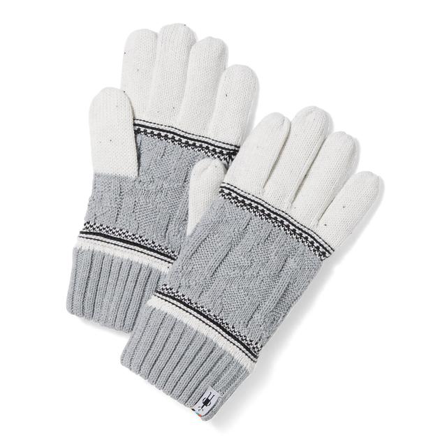 Unisex Popcorn Cable Glove
