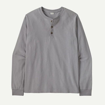 Men's Long Sleeved Henley Shirt