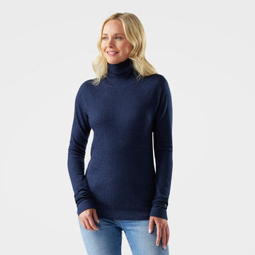 Women's Thermal Merino Rib Turtleneck
