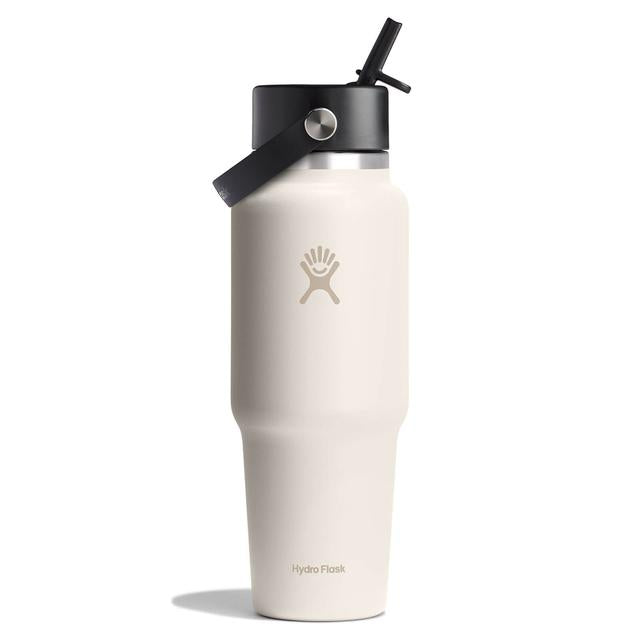32 oz Wide Mouth Travel Bottle with Flex Straw Cap