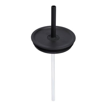 Large Press-In Straw Lid - Black