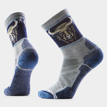 Hike Bison Crew Socks