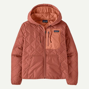 Women's Diamond Quilted Bomber Hoody