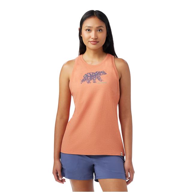 Womens  Women's Osa Vega Graphic Tank Top Terracotta