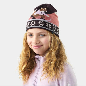 Kid's Reversible Art Beanie Hat
